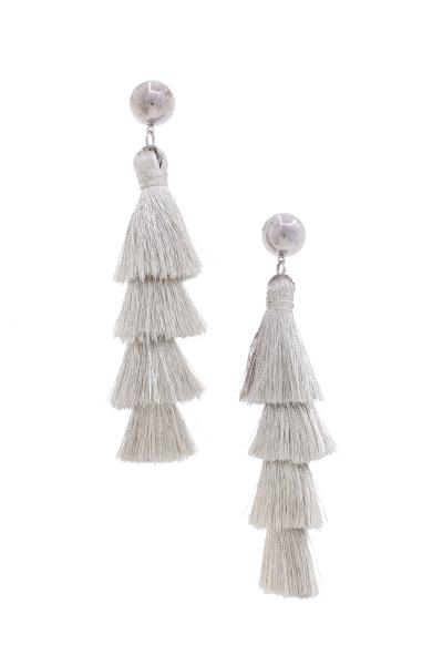 Tassel Post Drop Earring