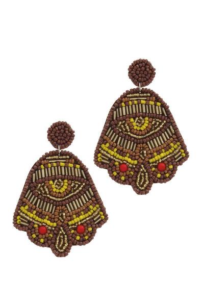 Designer Modern Eye Drop Earring