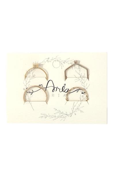 Multi Shape Ring Set
