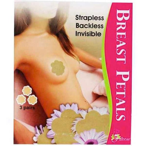 Strapless Backless Invisible Breast Petals 12 Packs
