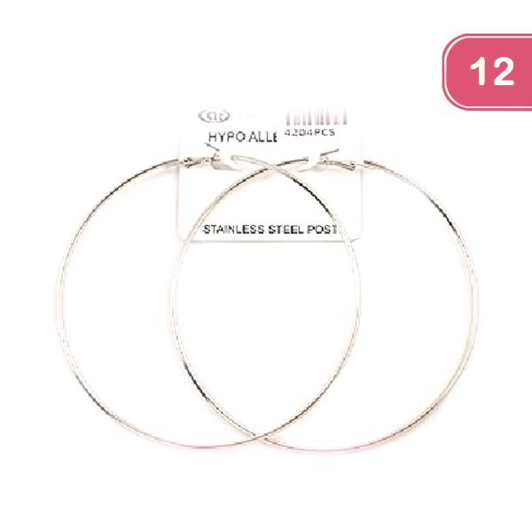100mm Hoop Earring (12 Units)