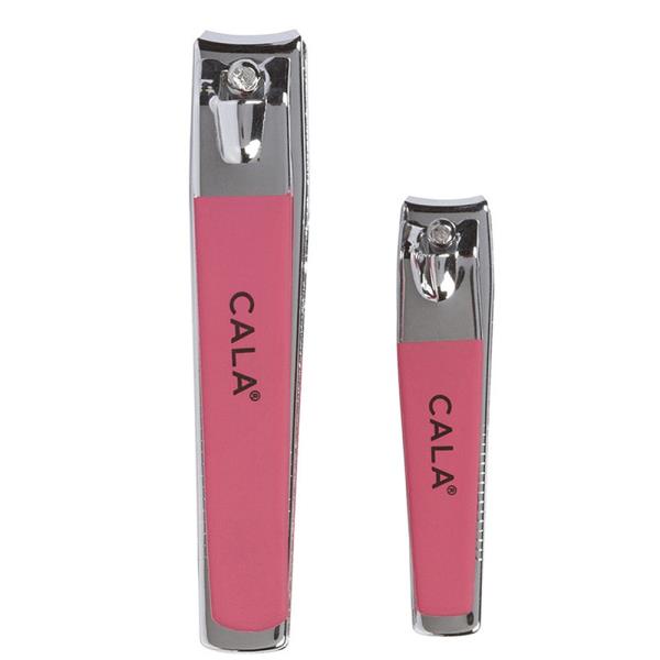 SOFT TOUCH NAIL CLIPPER DUO (CORAL)