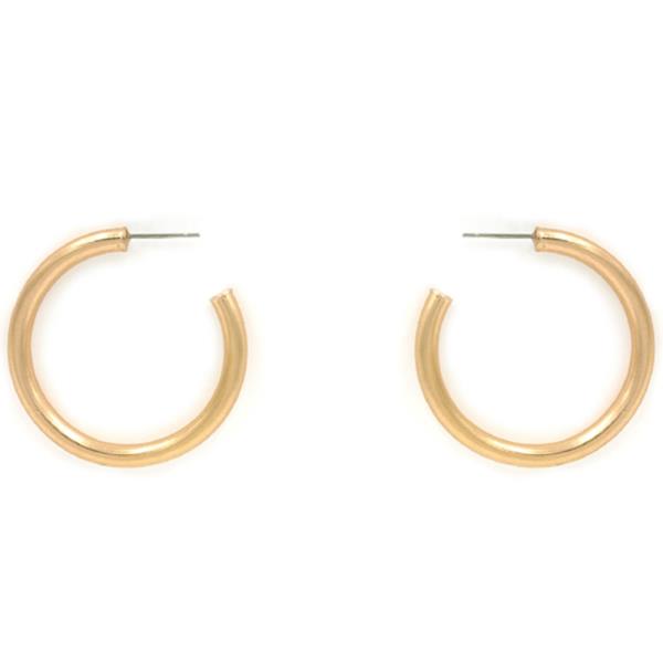 Open Metal Hoop Earring