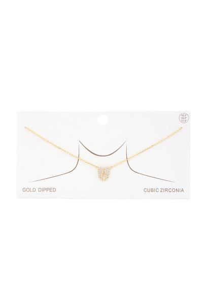 Wing Charm Gold Dipped Necklace