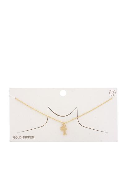 DAINTY BALLERINA CHARM NECKLACE