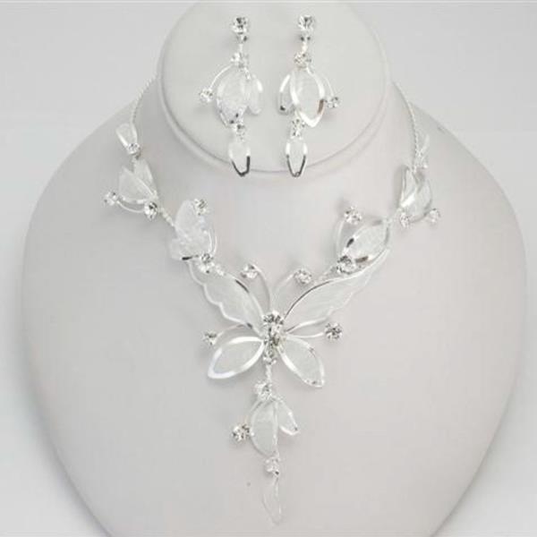 Butterfly Crystal Necklace