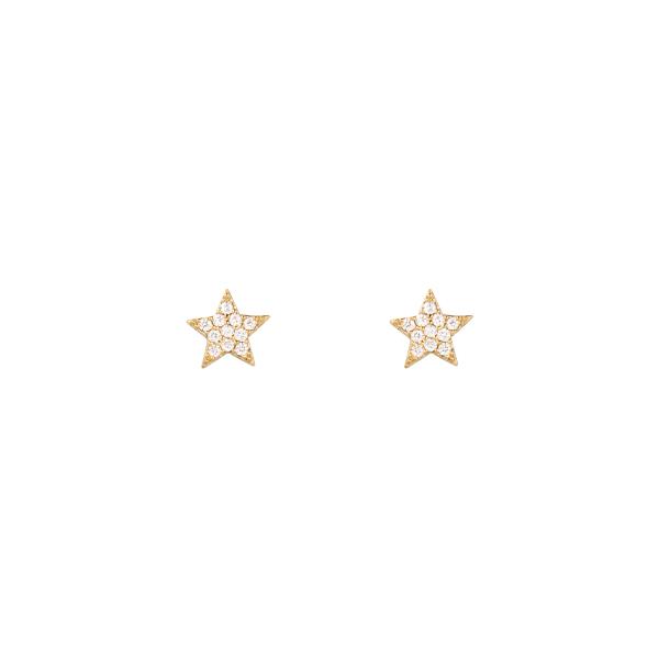 Dainty Star Gold 14K Gold Dipped Earring