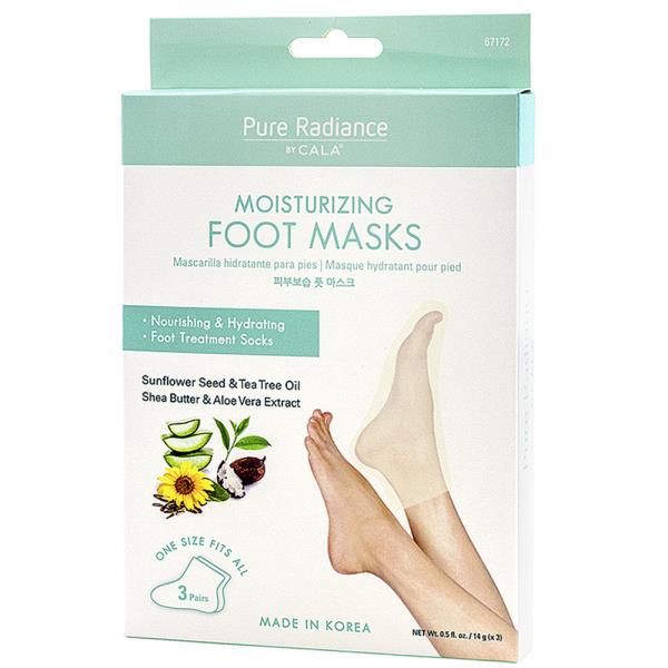 CALA Pure Radiance Moisturizing Foot Masks (3 Pair)