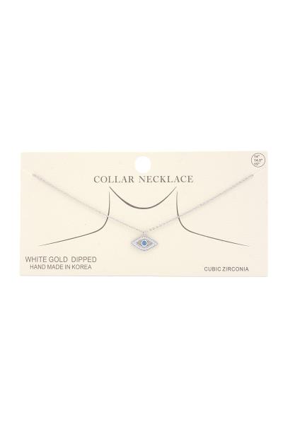 EYE CHARM COLLAR NECKLACE