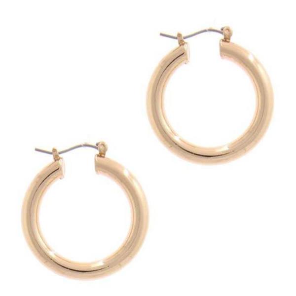 STYLISH TUBE HOOP EARRING