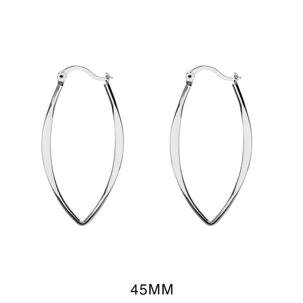 SELECT BOX GOLD DIPPED METAL HOOP EARRING