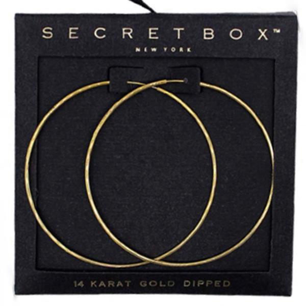 SECRET BOX ENDLESS HOOP EARRING