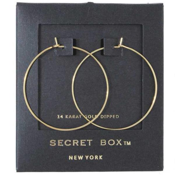 METAL HOOP EARRING