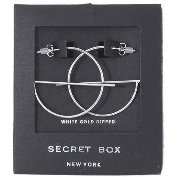 Open Circle Drop Earring