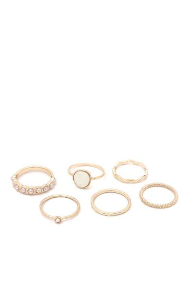 SODAJO Bead Metal Ring Set