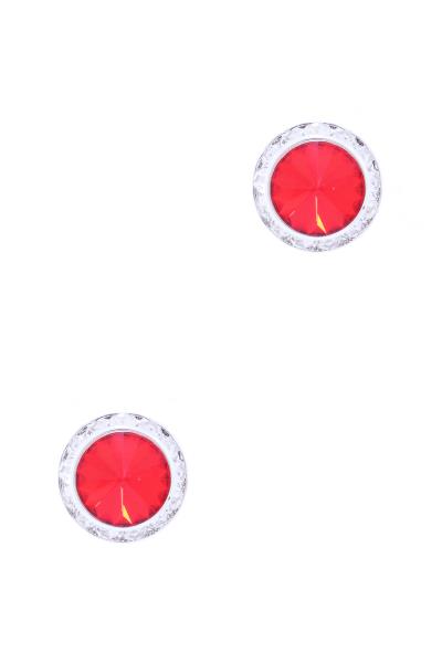 Basic Stone Stud Fashion Earring