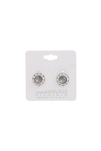 Basic Stone Stud Fashion Earring