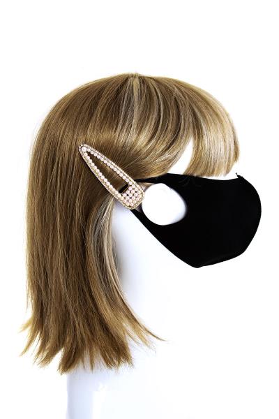 SODAJO PEARL AND RHINESTONE ACCENT HAIRPIN