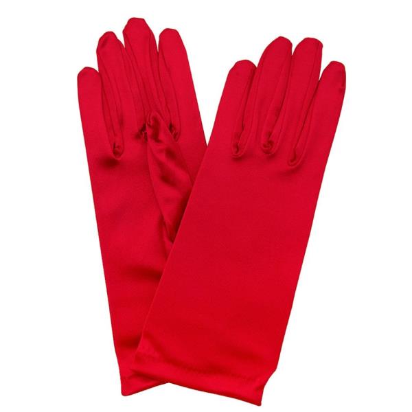 SHINY STRETCH OPERA SATIN SHORT LONG GLOVES