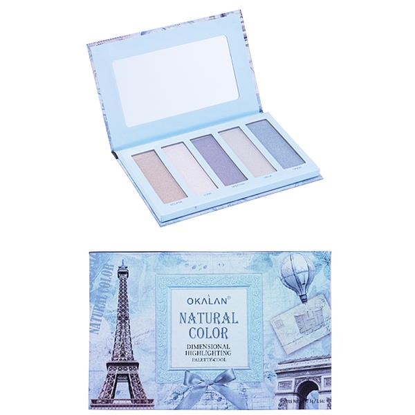 Natural Color Dimensional Highlighting Palette