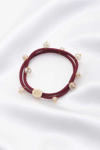 BEADED HAIR TIE SET
