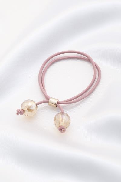 DOUBLE BEAD HAIR TIE