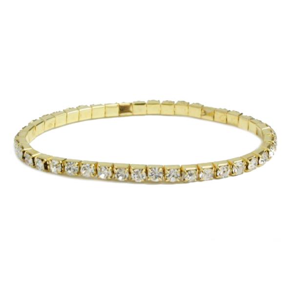 PAVE RHINESTONE STRETCH BRACELET