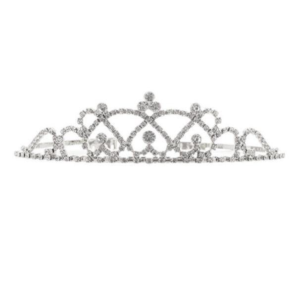 LUXURY RHINESTONE CRYSTAL CROWN TIARA