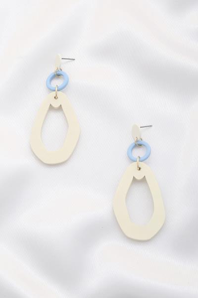 Cut Out Shape Dangle Earring