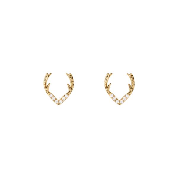 SECRET BOX CZ Stud Earring