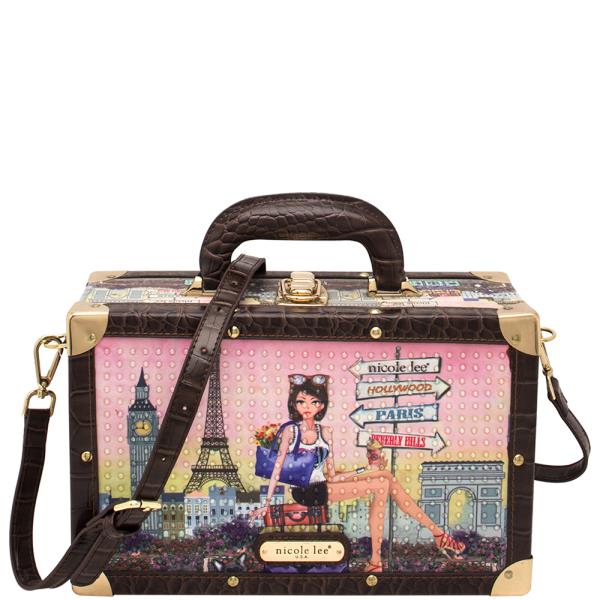 NICOLE LEE CHLOE PRINT COSMETIC CASE