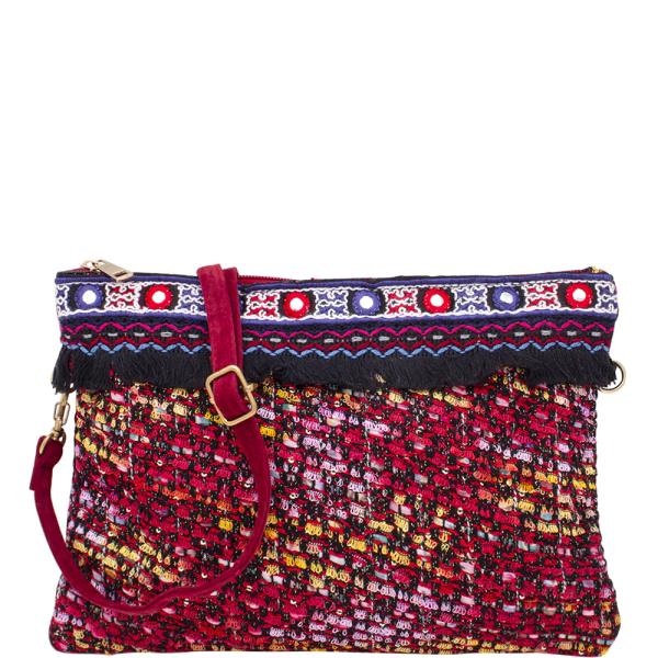 Boho Texture Crossbody Bag