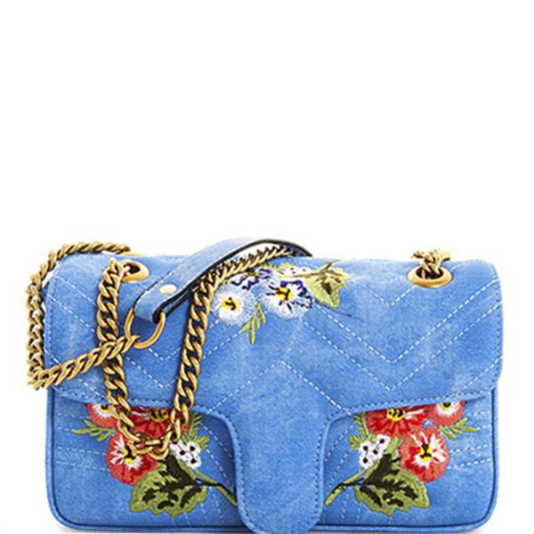 Cute Embroidered Crossbody Bag