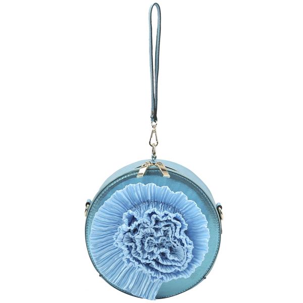 Round Circle Design Hand Strap Crossbody Bag