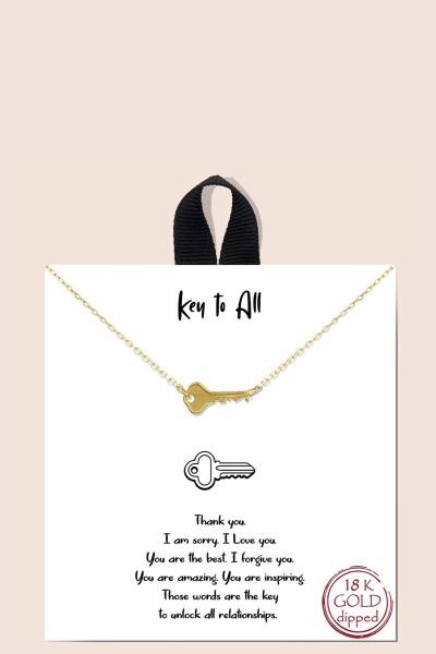 18K Gold Rhodium Dipped Haven Heart Necklace