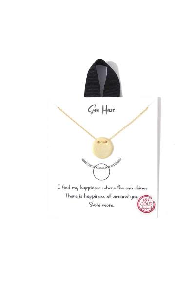 SUN HAZE CHARM NECKLACE