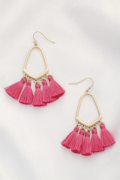 Tassel Metal Dangle Earring