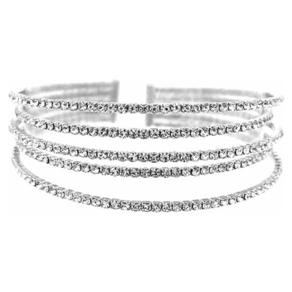 Rhinestone Cuff Bracelet