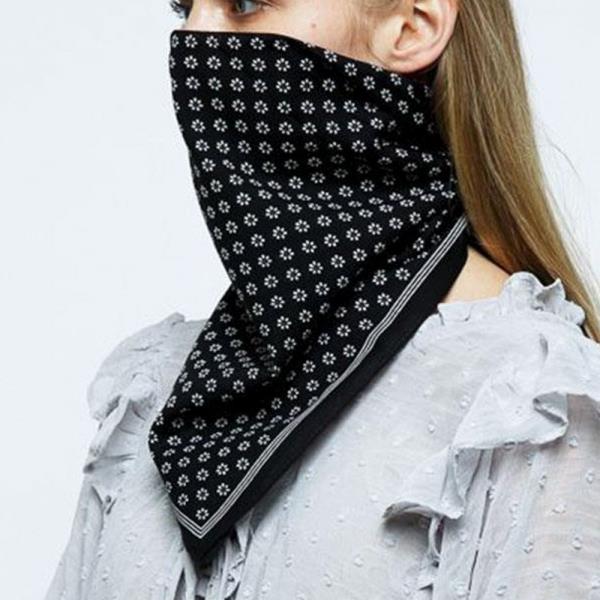 Daisy Flower Bandana Face Mask