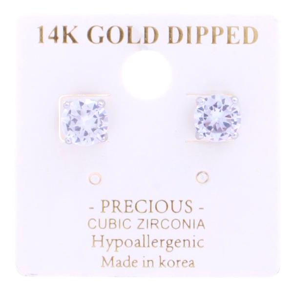 Rhinestone Classic Stud Earring