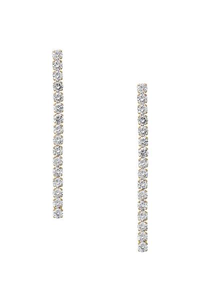 Rhinestone Single Strand Earring