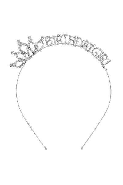 RHINESTONE BIRTHDAY GIRL HEADBAND