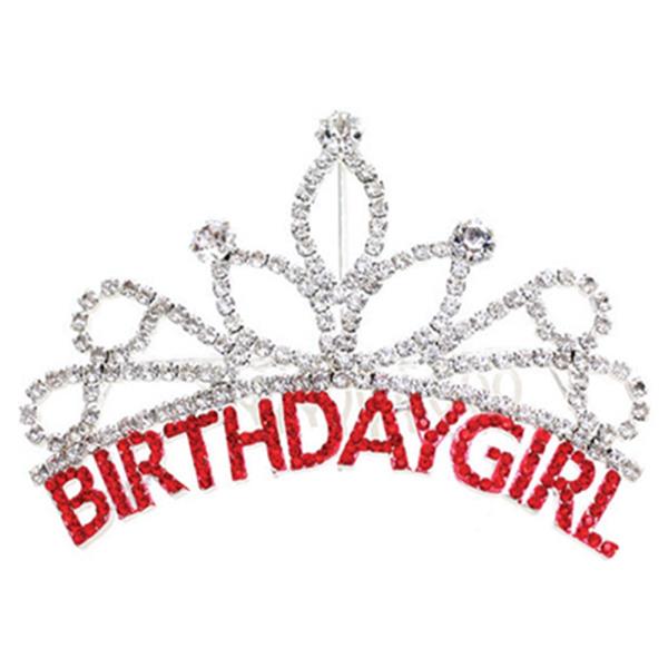 BIRTHDAY GIRL LETTER MINI CROWN TIARA