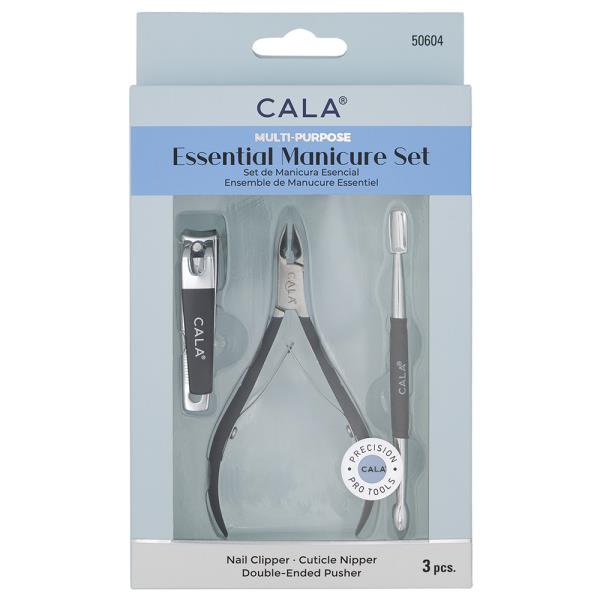 CALA 3PC MULTI PURPOSE ESSENTIAL MANICURE SET