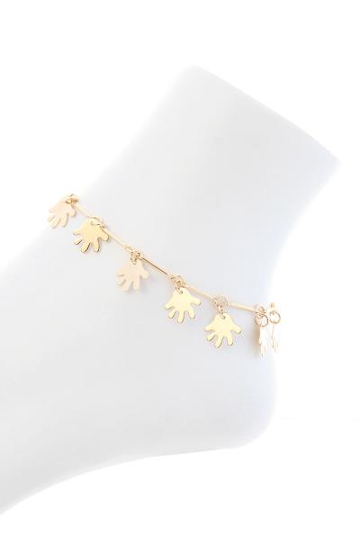 Metal Dangle Hand Anklet