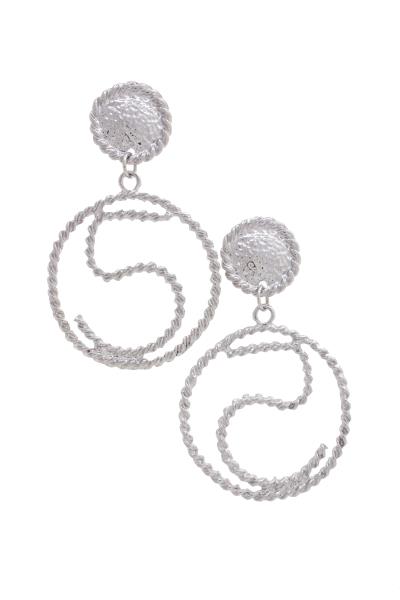 SODAJO Twisted Number 5 Dangle Earring