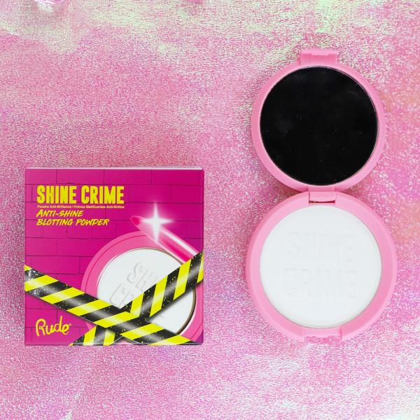 RUDE SHINE CRIME ANTI-SHINE BLOTTING POWDER - TRANSLUCENT