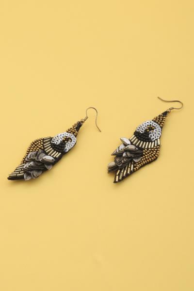 Sequin Bead Dangle Earring