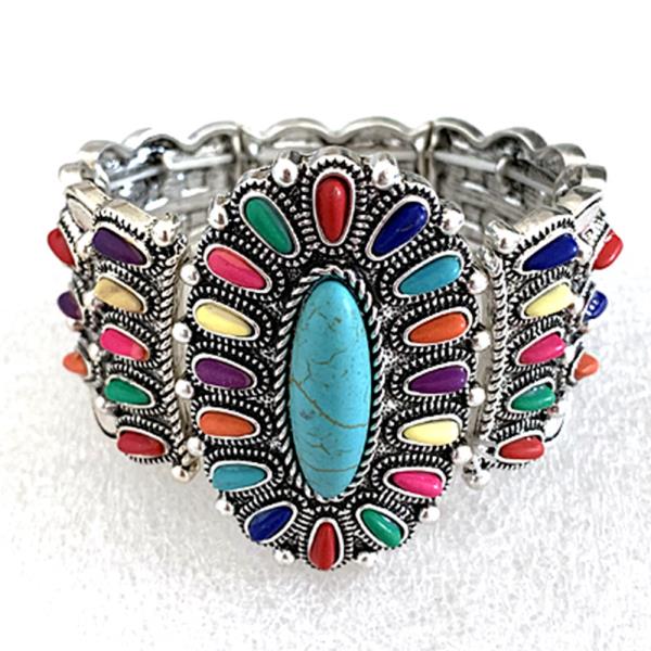 Oval Shape Stretch Bracelet