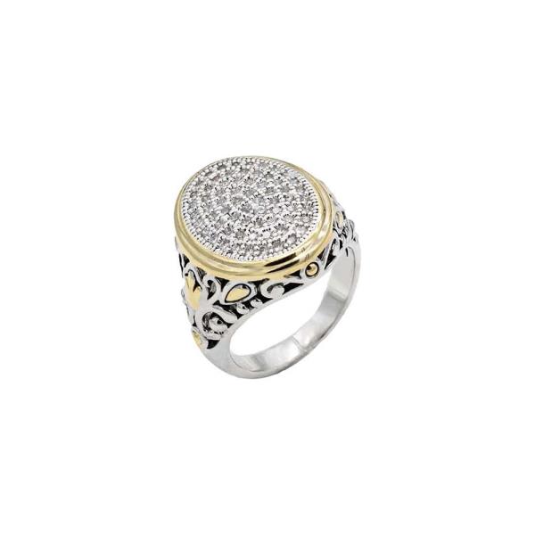 TWO TONE CZ RING